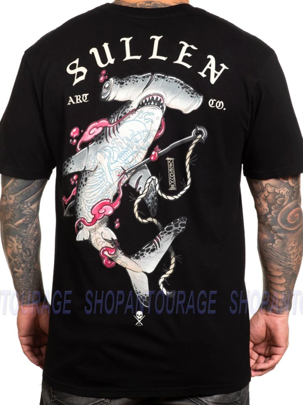 Sullen Art Collective Sea Spear Premium Fit SCM4506 Short Sleeve T-shirt For Men